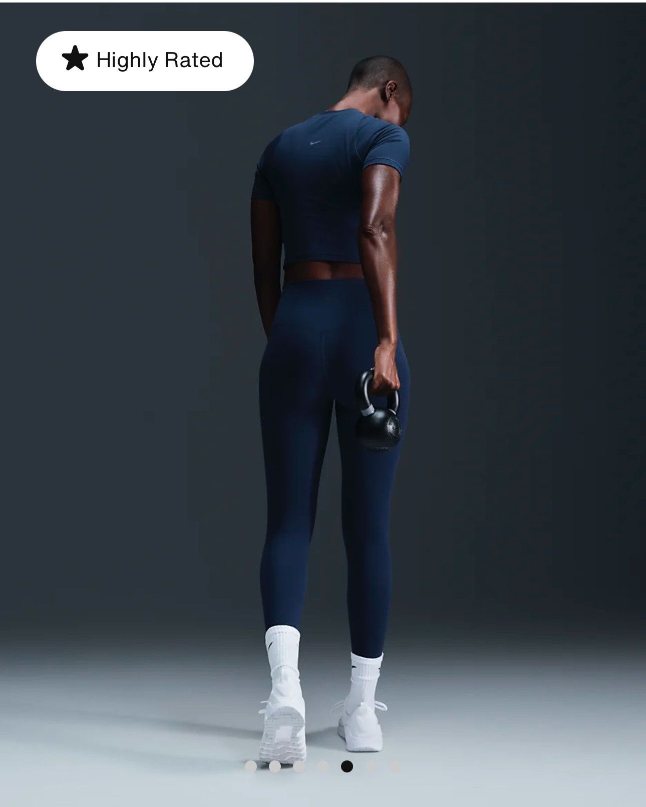 Nike Nike Zenvy Women's Gentle-Support High-Waisted 7/8 Leggings Size 27" / US 4 / IT 40 - 5 Thumbnail