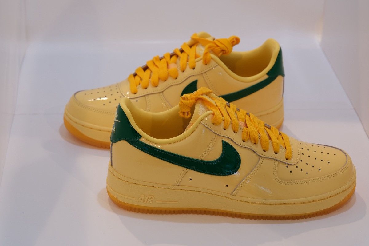 Nike Nike Air Force 1 Low 'Topaz Gold' Patent Leather Pack Size US 7.5 / EU 40-41 - 8 Thumbnail