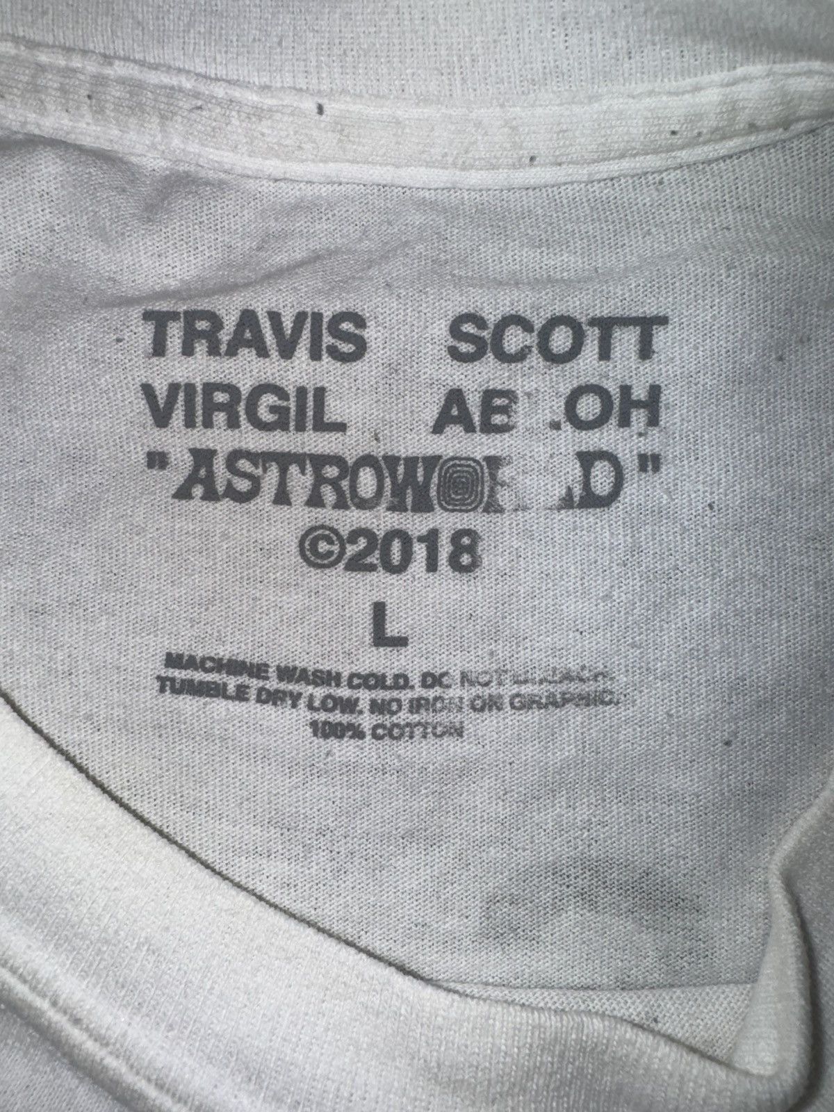 Travis Scott × Virgil Abloh Travis Scott x Virgil Abloh 2018 Size US L / EU 52-54 / 3 - 5 Thumbnail