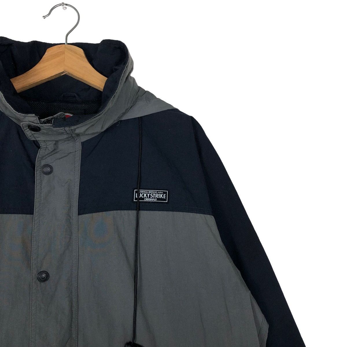 Japanese Brand 🔥Vtg Windbreaker Jacket Single Layer Lucky Strike Racing Size US L / EU 52-54 / 3 - 6 Thumbnail