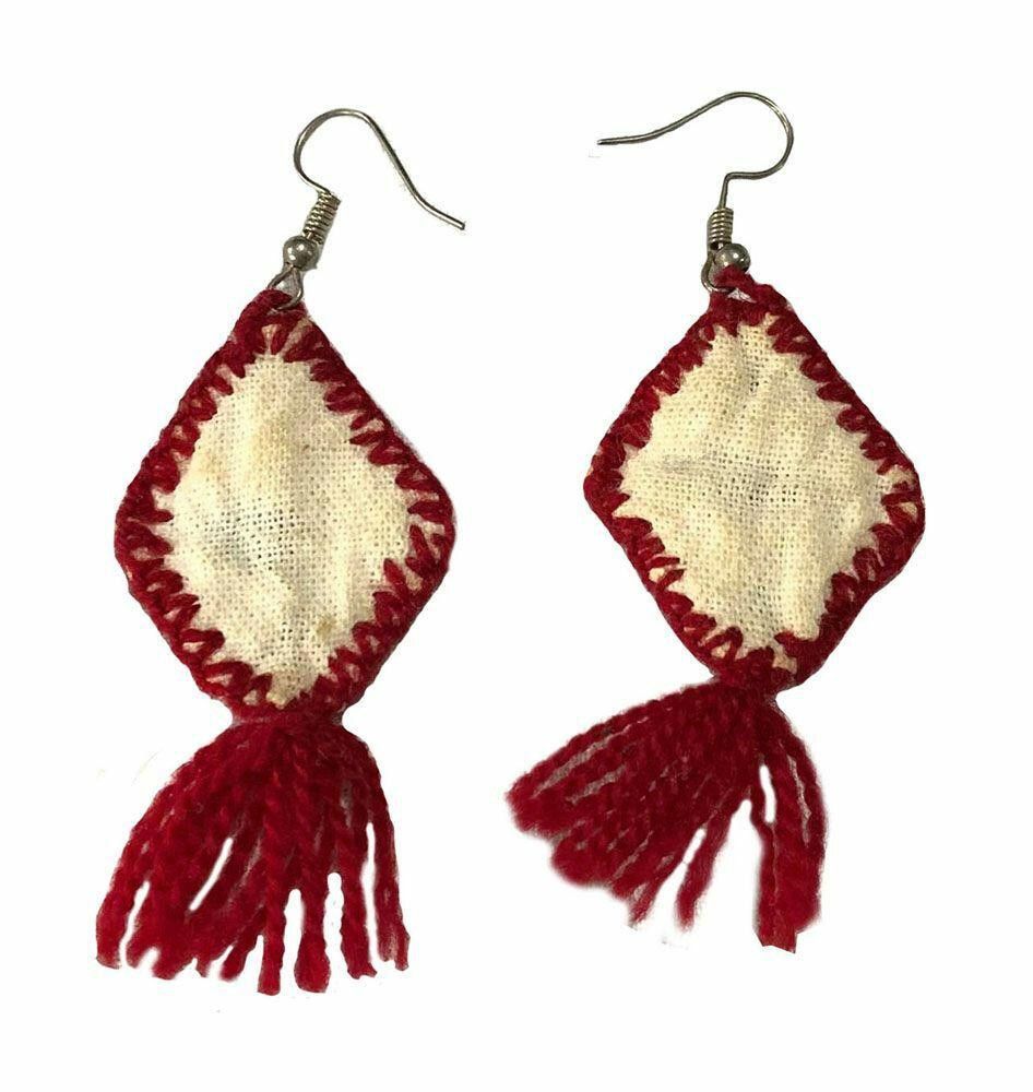 Designer New Red Yellow And Blue Earrings. Size ONE SIZE - 3 Thumbnail