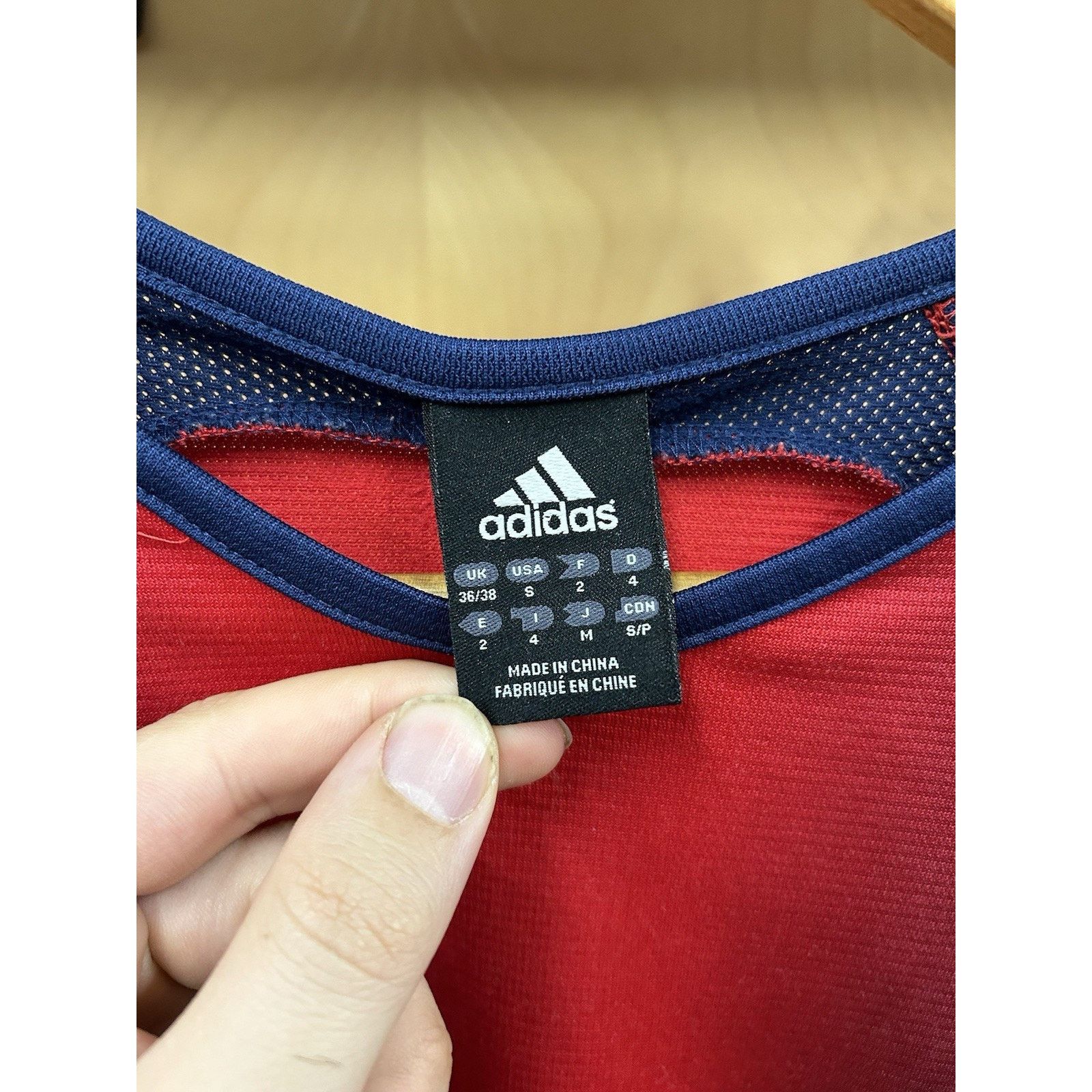 Adidas Adidas Spain National Team 2003 Home Kit Soccer Jersey Small Size US S / EU 44-46 / 1 - 3 Thumbnail