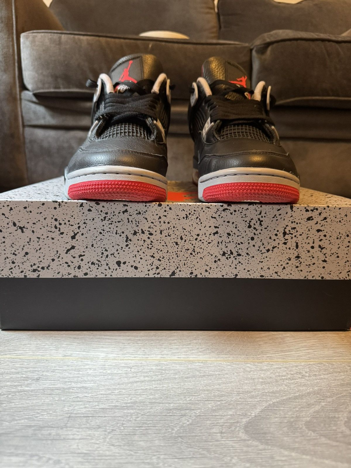 Nike Jordan 4 bred Size US 10.5 / EU 43-44 - 2 Thumbnail