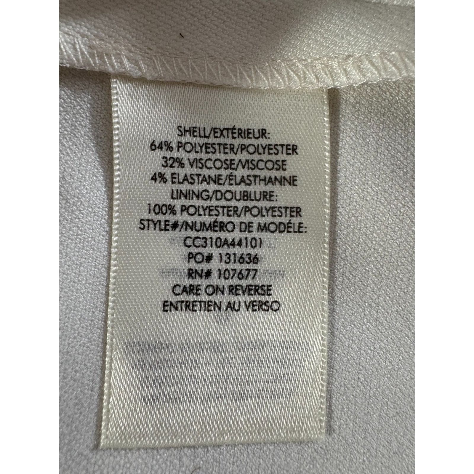 Alice + Olivia Alice + Olivia Lara Side Slit flared Pants size 2 color Ivor Size 26" / US 2 / IT 38 - 4 Thumbnail
