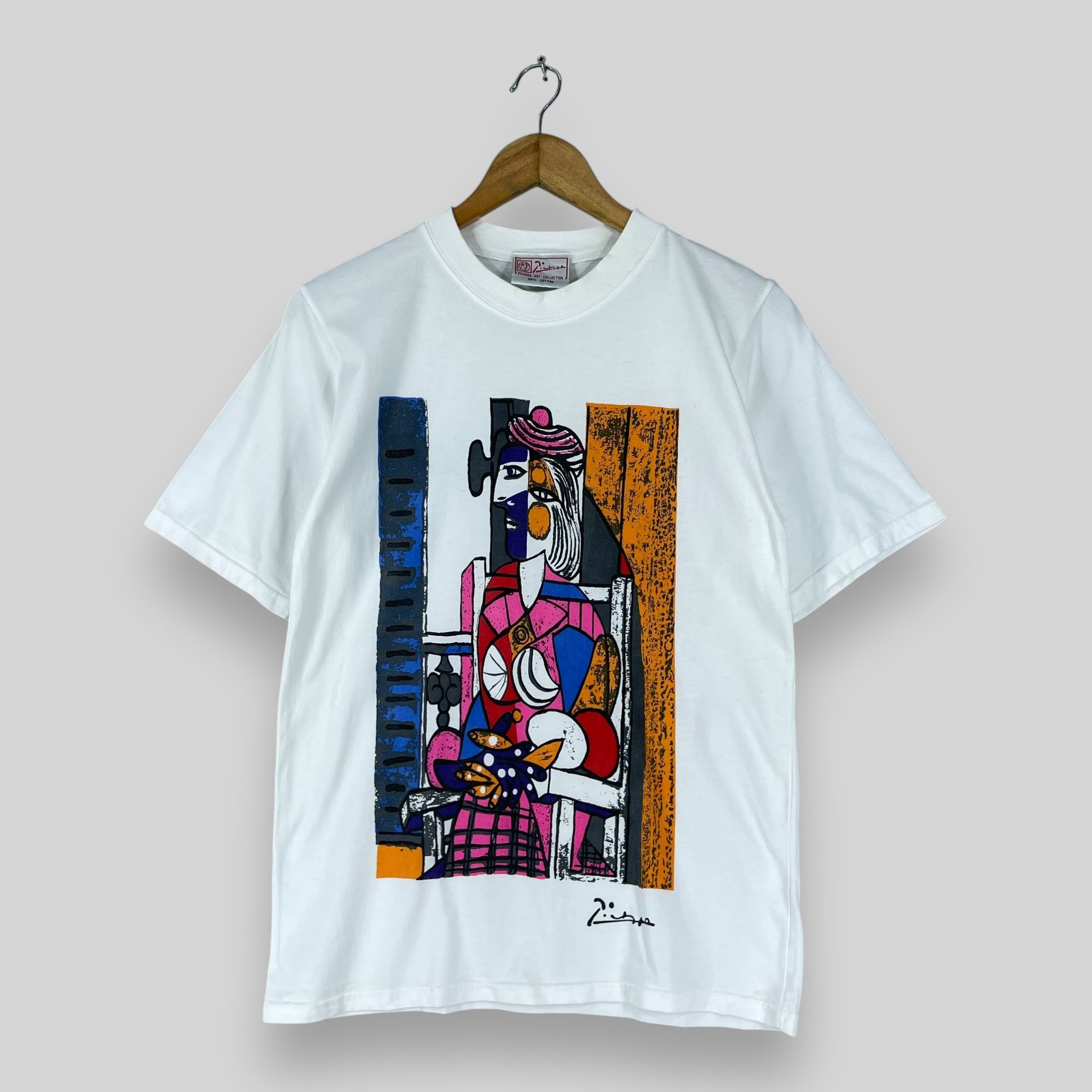 Art Comes First Vintage Pablo Picasso Art Collection Print T-Shirt Size US S / EU 44-46 / 1 - 1 Thumbnail