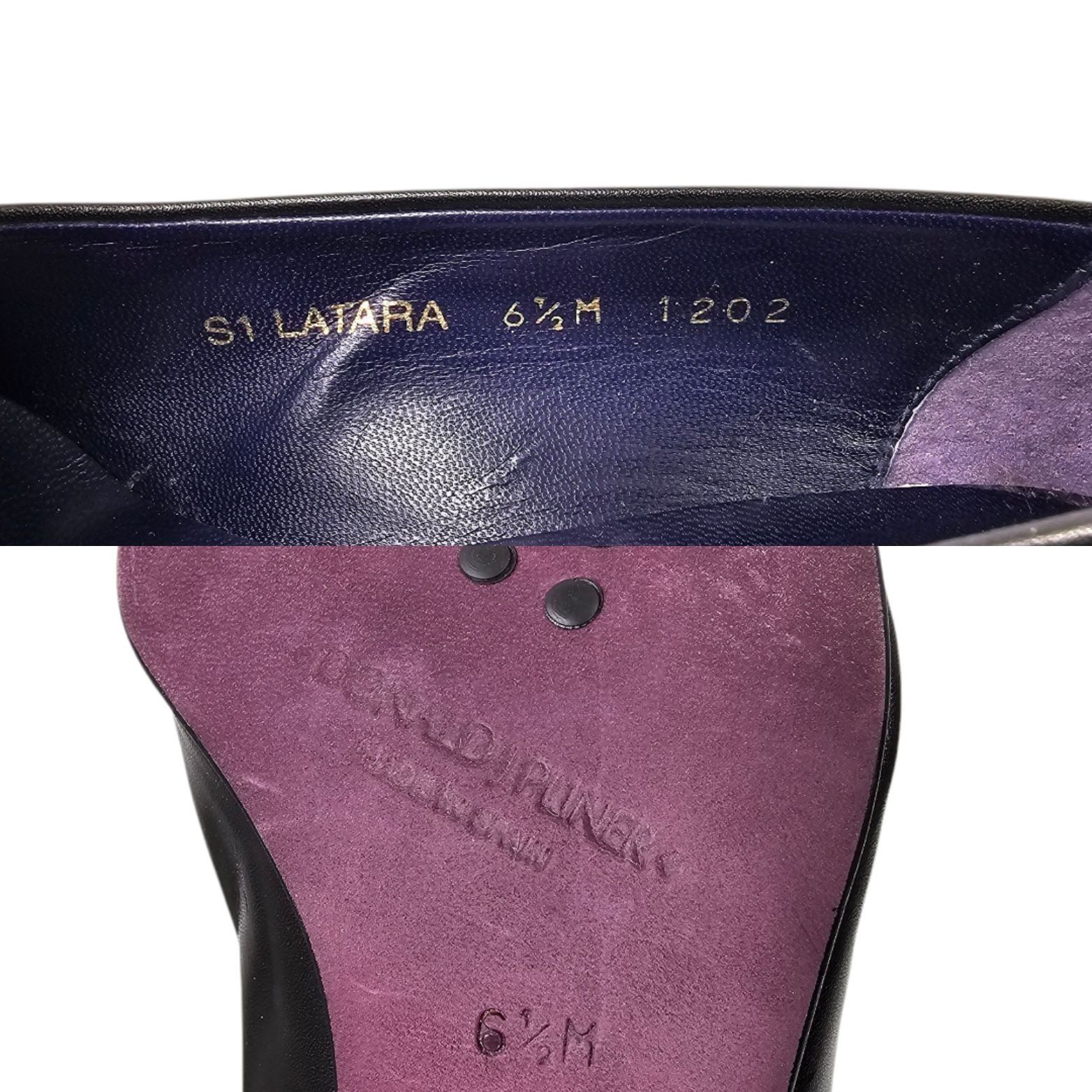 Donald Pliner Donald J Pliner Latara Leather Heels Womens 6.5 M Black Pump Size US 6.5 / IT 36.5 - 8 Thumbnail