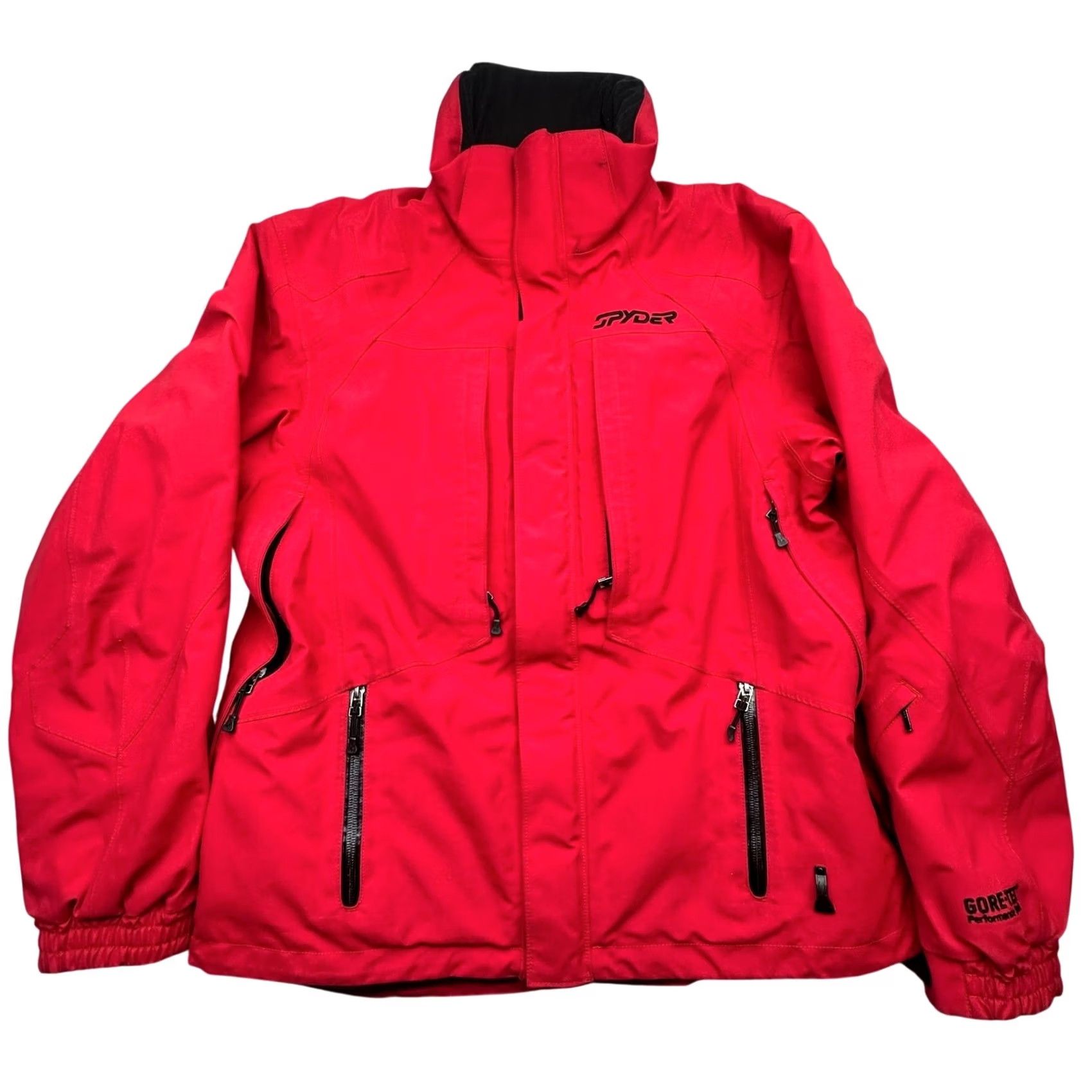 Spyder Spyder Gore-Tex Performance Shell Red Hooded Snow Ski Jacket Mens Small Full Zip Size US S / EU 44-46 / 1 - 2 Thumbnail