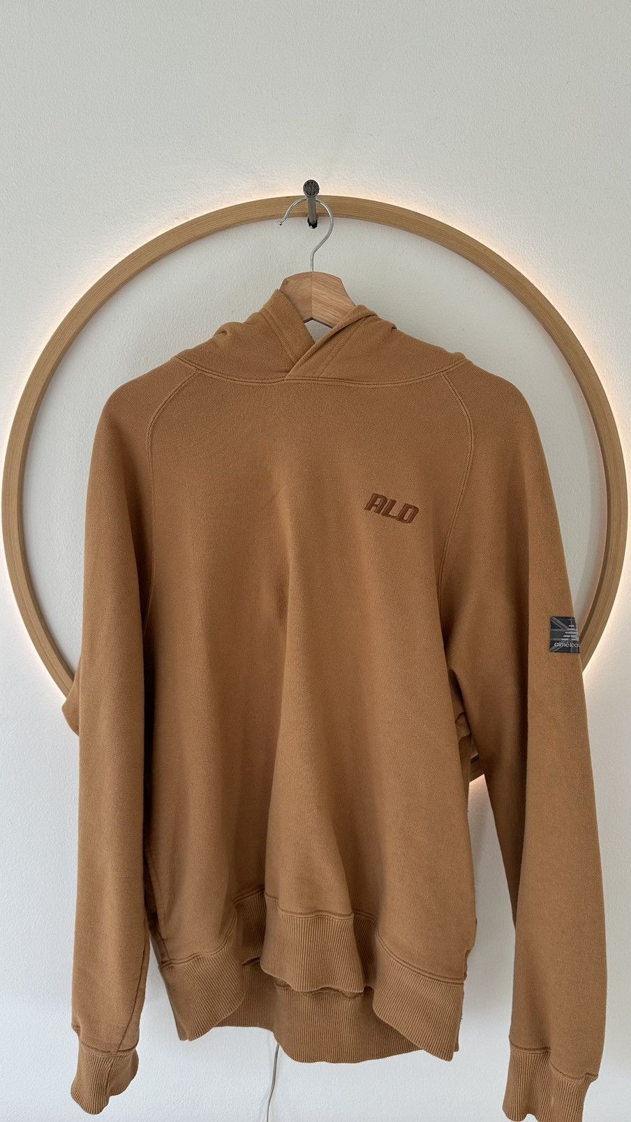 image of Aime Leon Dore x New Balance Aimee Leon Dore X New Balance Hoodie Ss21 in Orange (Size Medium)