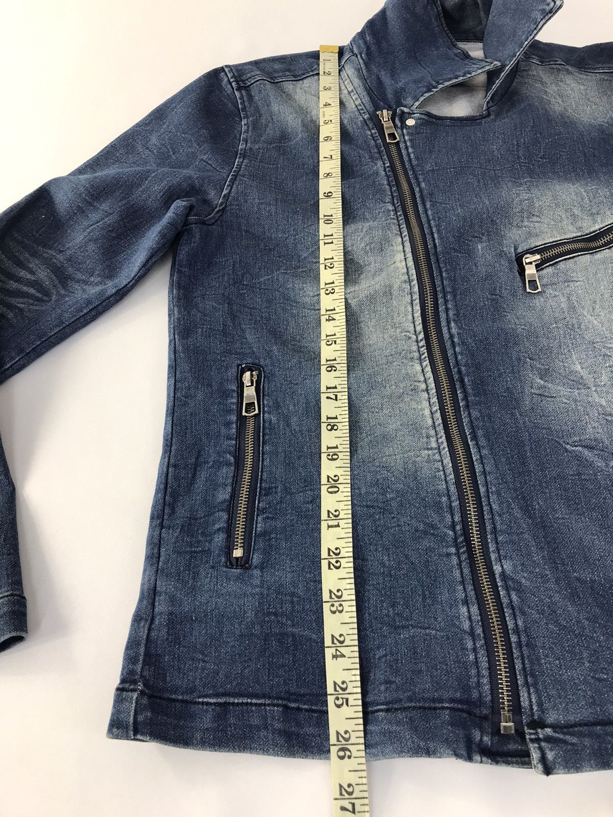 Japanese Brand Vintage Diviner Reckless Life Denim Jacket Zipper Pocket Size US M / EU 48-50 / 2 - 15 Thumbnail