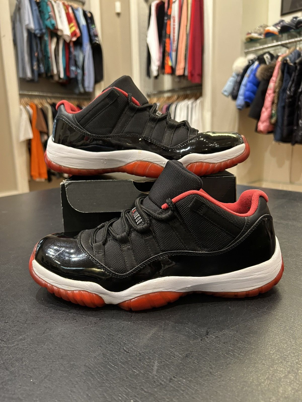 Jordan Brand Jordan 11 Retro Low ‘Bred’ Size US 9 / EU 42 - 1 Thumbnail