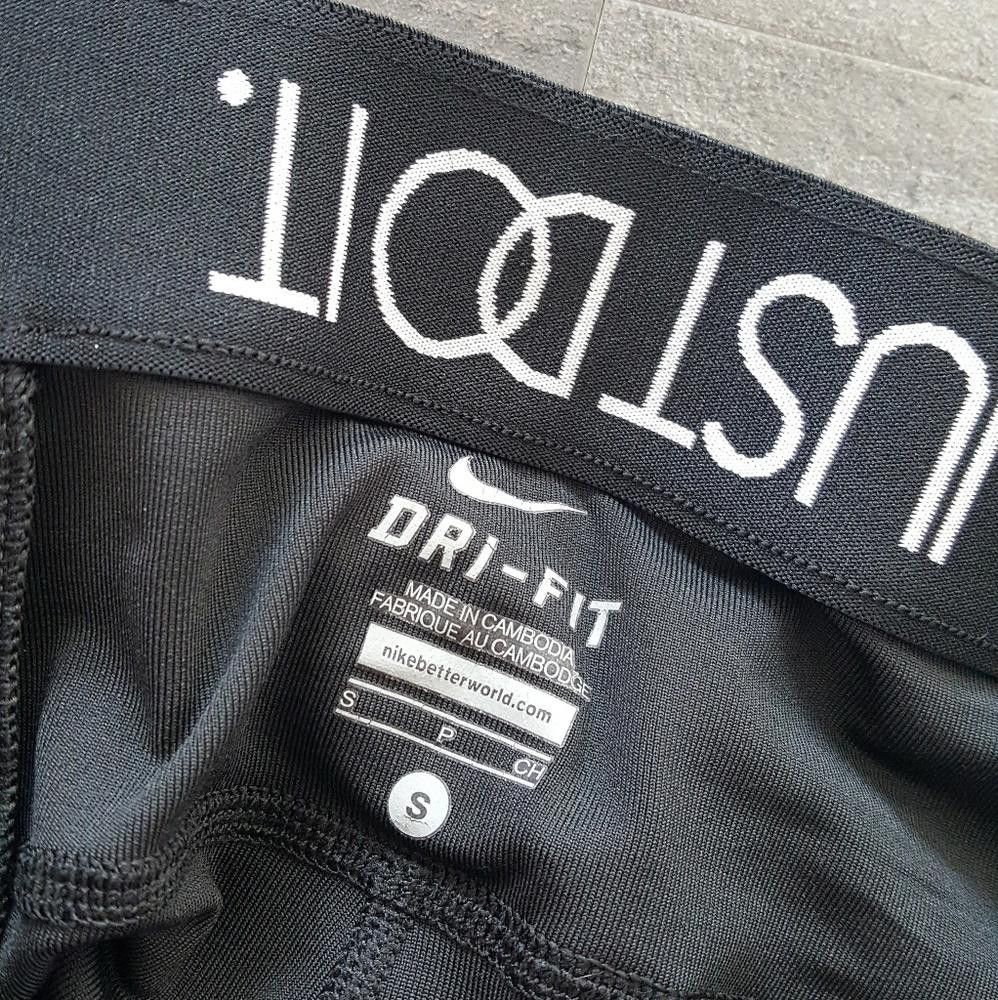 Nike Black Nike Dri Fit Athletic Capri Size 28" / US 6 / IT 42 - 3 Thumbnail