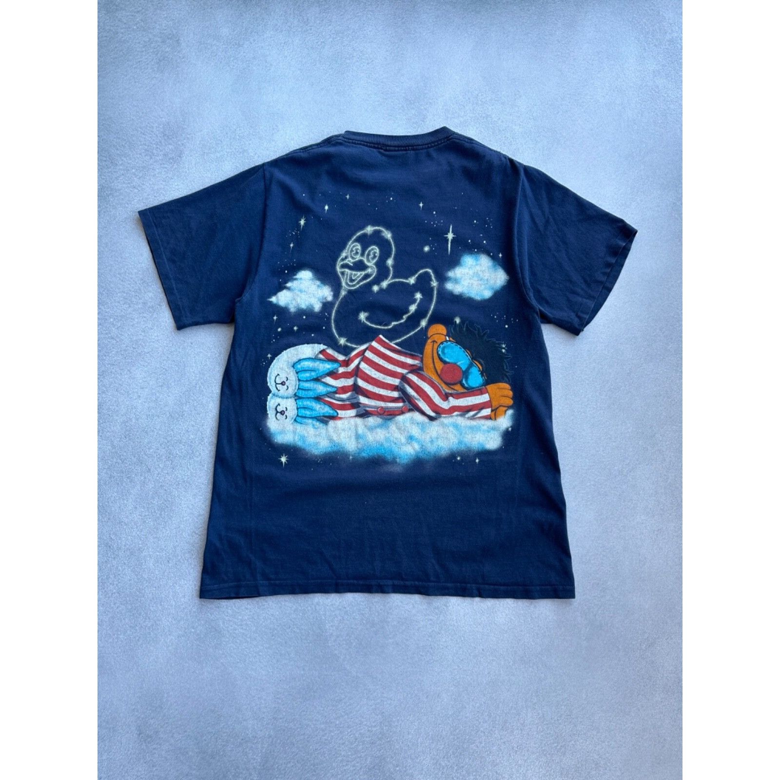 Vintage Sesame Street Ernie in pajamas Vtg Jim Henson doublesided Size US L / EU 52-54 / 3 - 9 Thumbnail