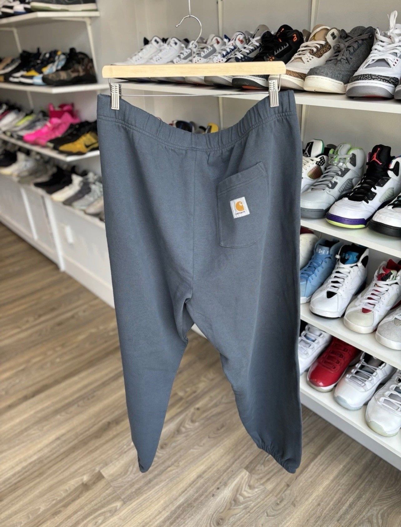 Carhartt Carhartt WIP Mens Chase Sweat Pant Blue Size US 38 / EU 54 - 2 Thumbnail