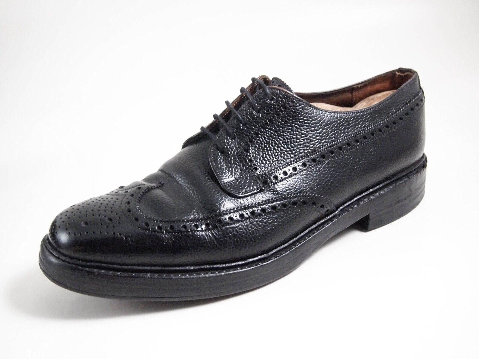 Crockett & Jones Crockett Jones Brogues Black Scotchgrain Leather US 9 EU 42 Size US 8 / EU 41 - 1 Thumbnail