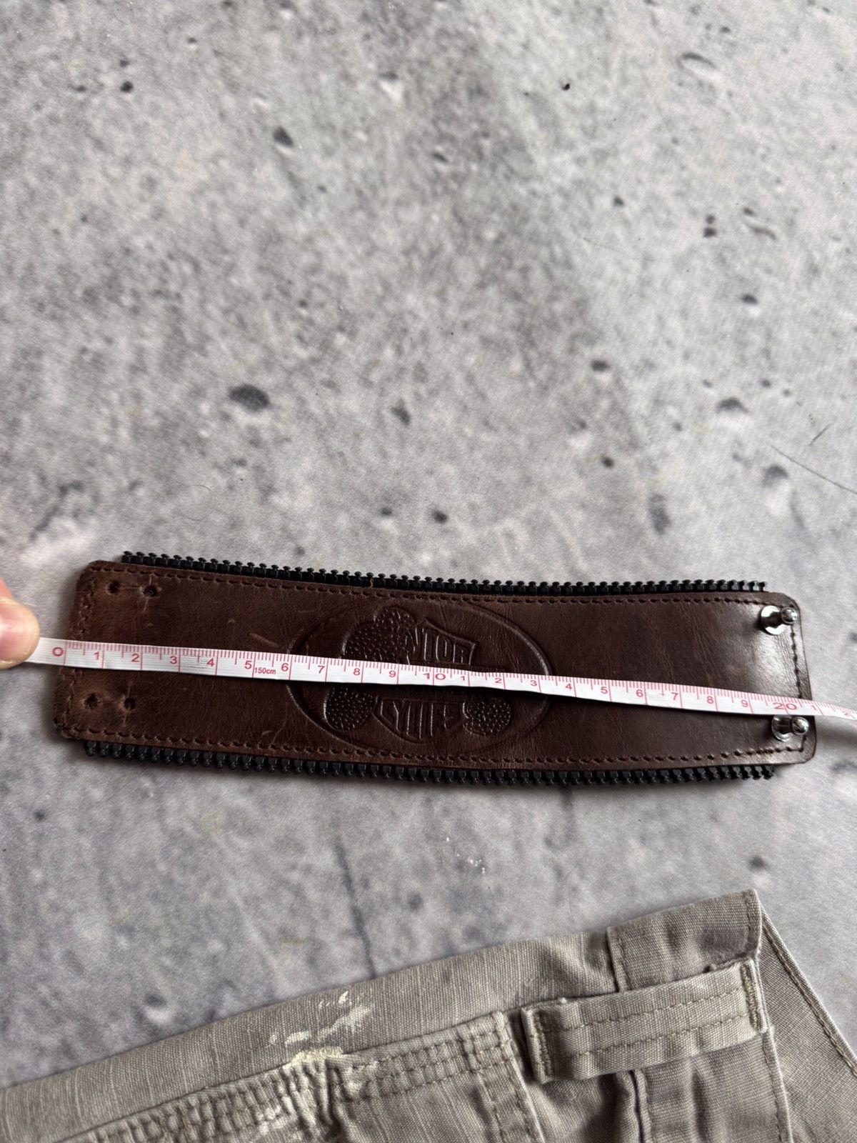 Leather × Vintage ⚠️🔥Vintage custom Harley Davidson leather bracelet moto hype Size ONE SIZE - 8 Thumbnail