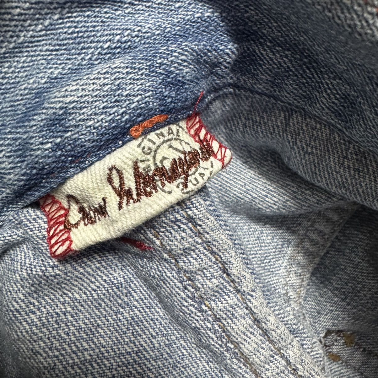 Karakuri Tamashii GUMU Denim Sakura Japan Jeans Size US 31 - 19 Thumbnail