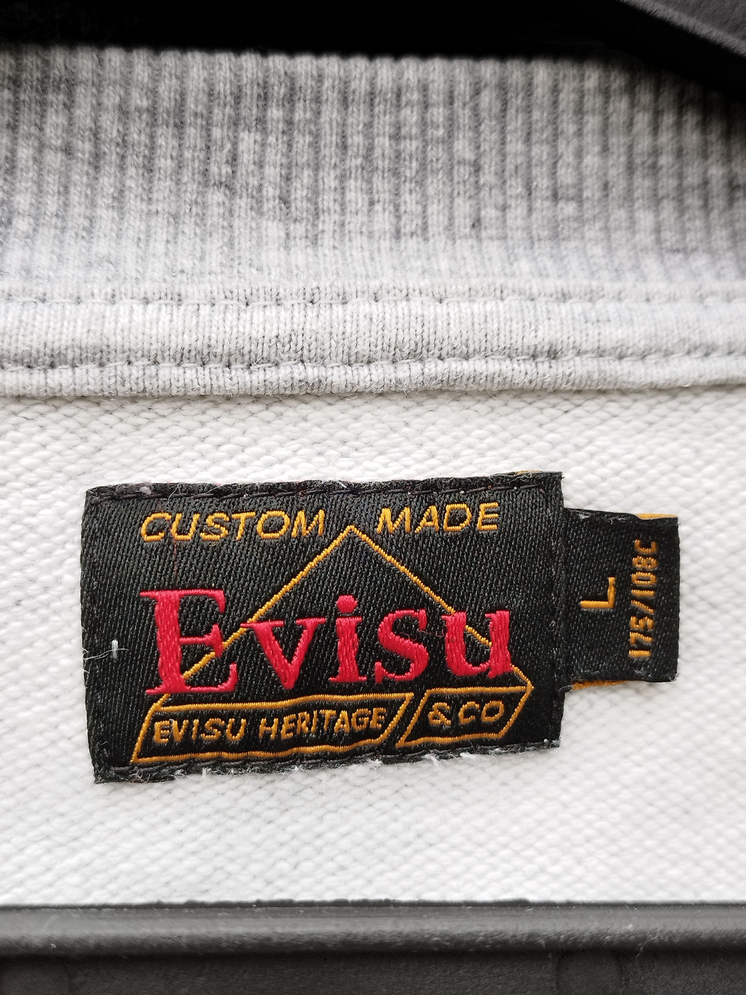 Evisu Evisu Heritage Sweatshirt Seagull Logo Crewneck Pullover Size US L / EU 52-54 / 3 - 6 Thumbnail