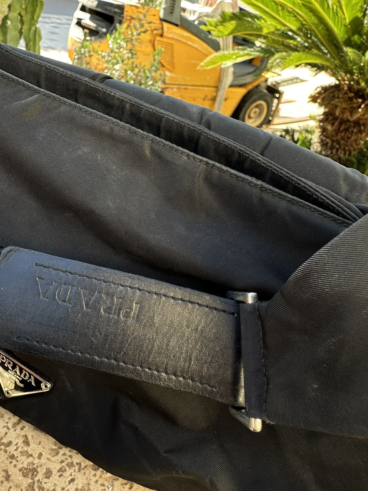 Prada Prada Nylon Bag Messenger Black Size ONE SIZE - 6 Thumbnail