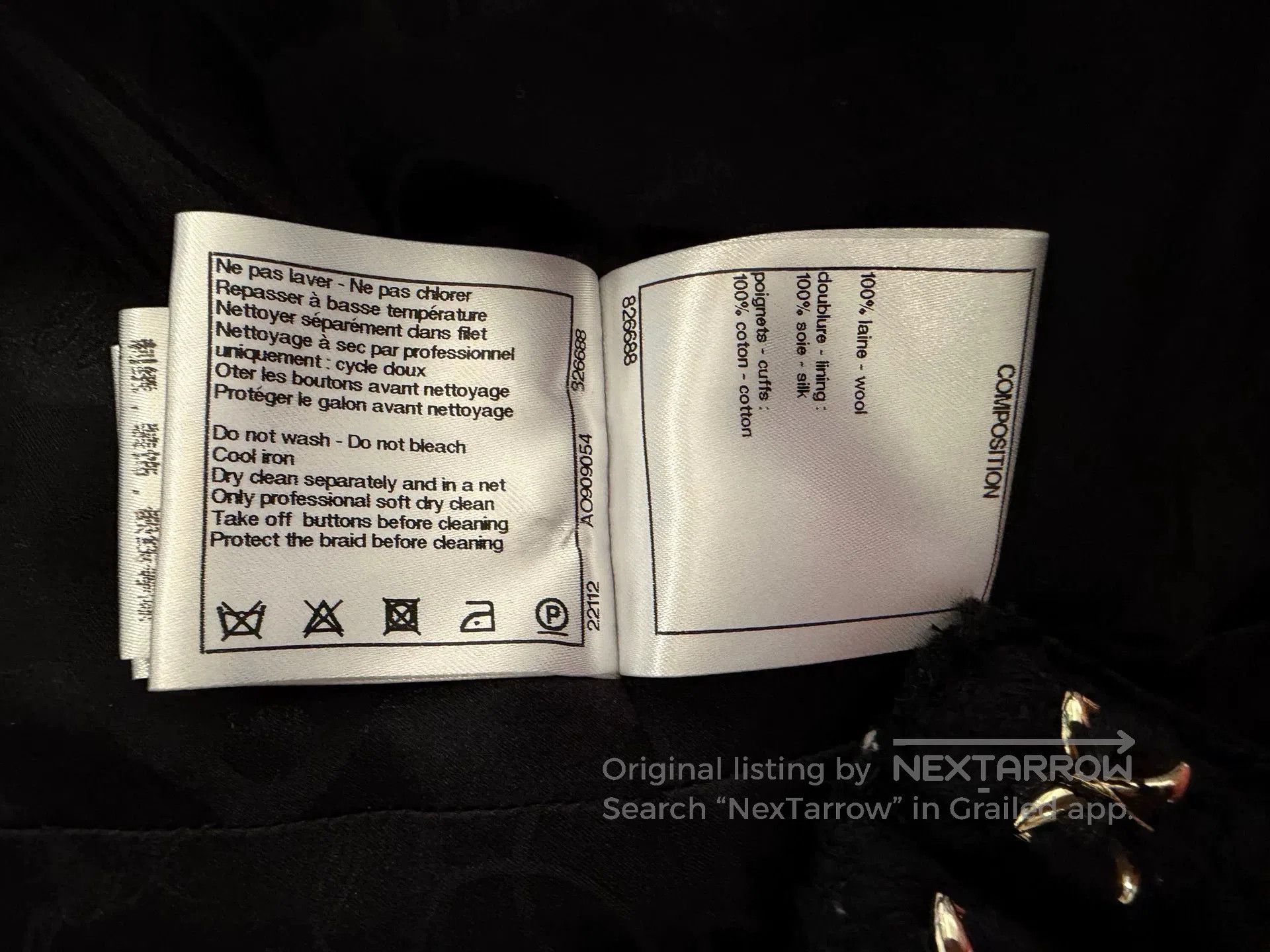 Chanel Chanel Metiers d'Art Black Gold Coat. Size US XS / EU 42 / 0 - 5 Thumbnail