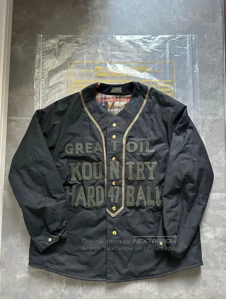 Kapital Kapital Black Padded Baseball Jacket. Size US S / EU 44-46 / 1 - 2 Thumbnail
