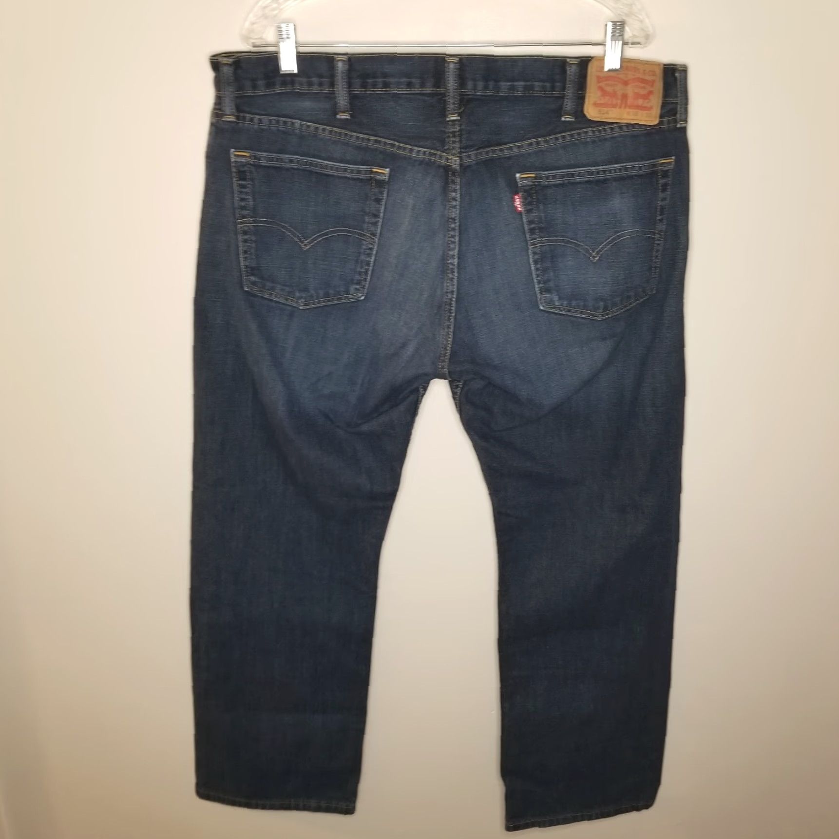 Levi's LEVI'S 514 Straight Jeans Men's Regular Blue Size 40x29 Size US 40 / EU 56 - 4 Thumbnail