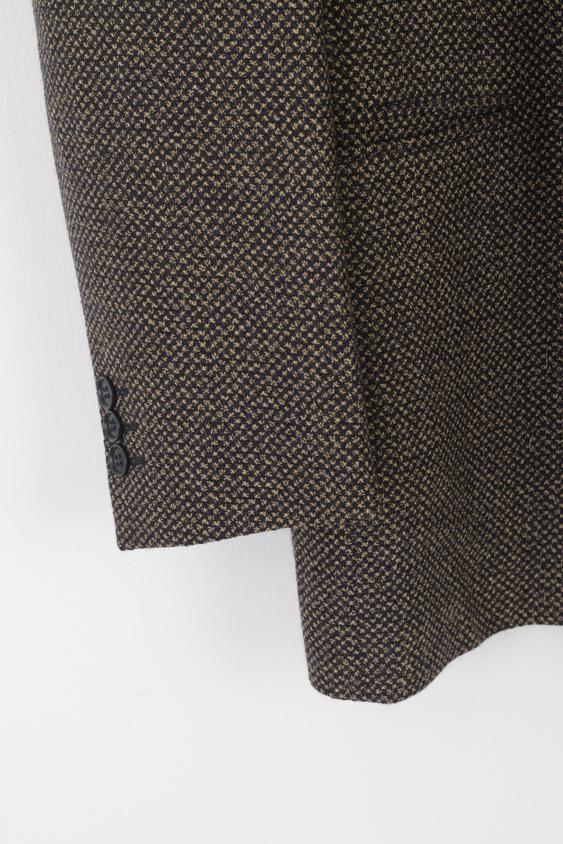 Pal Zileri Pal Zileri Men 48 38 Blazer Brown Wool 9601 Size 38R - 6 Thumbnail