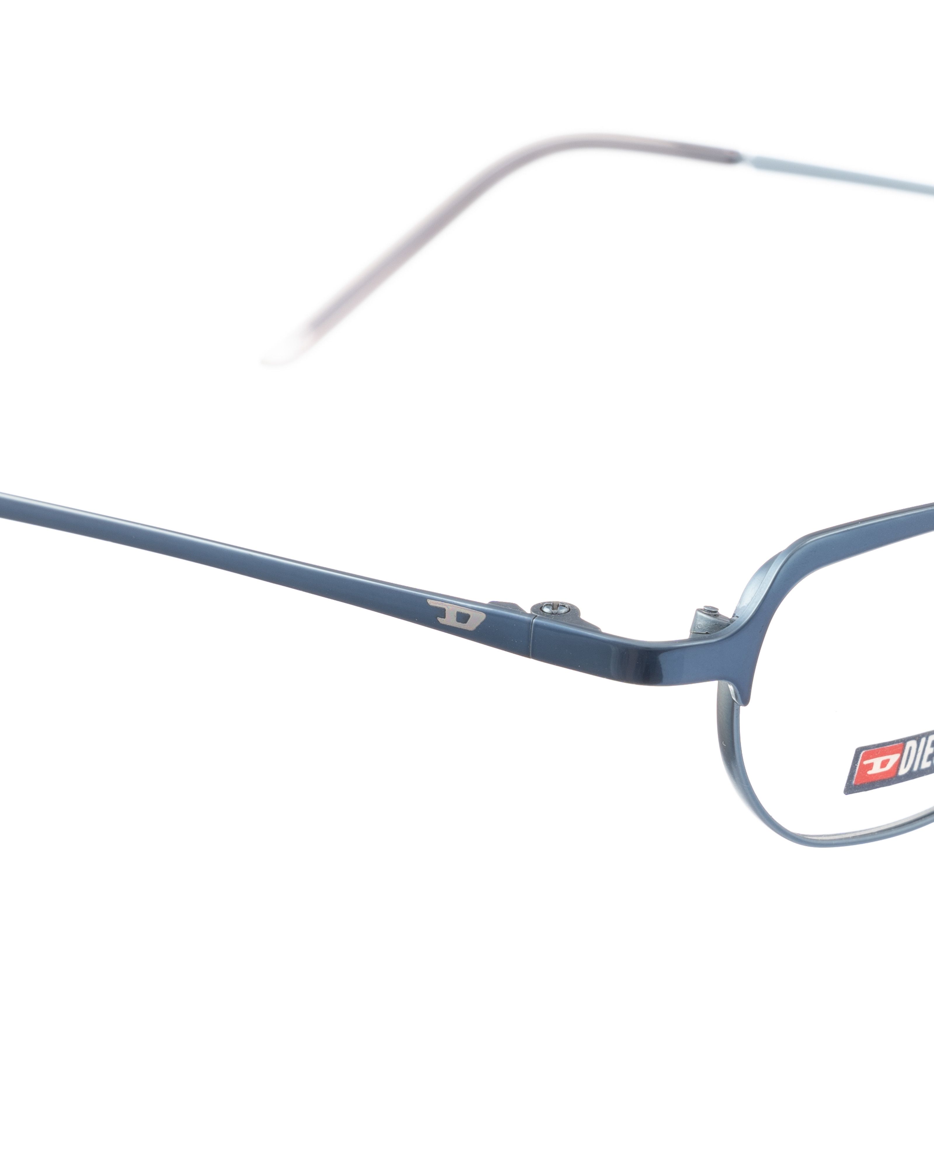 Diesel Diesel 90s Cat Eye Blue Metallic Glasses Size ONE SIZE - 3 Thumbnail