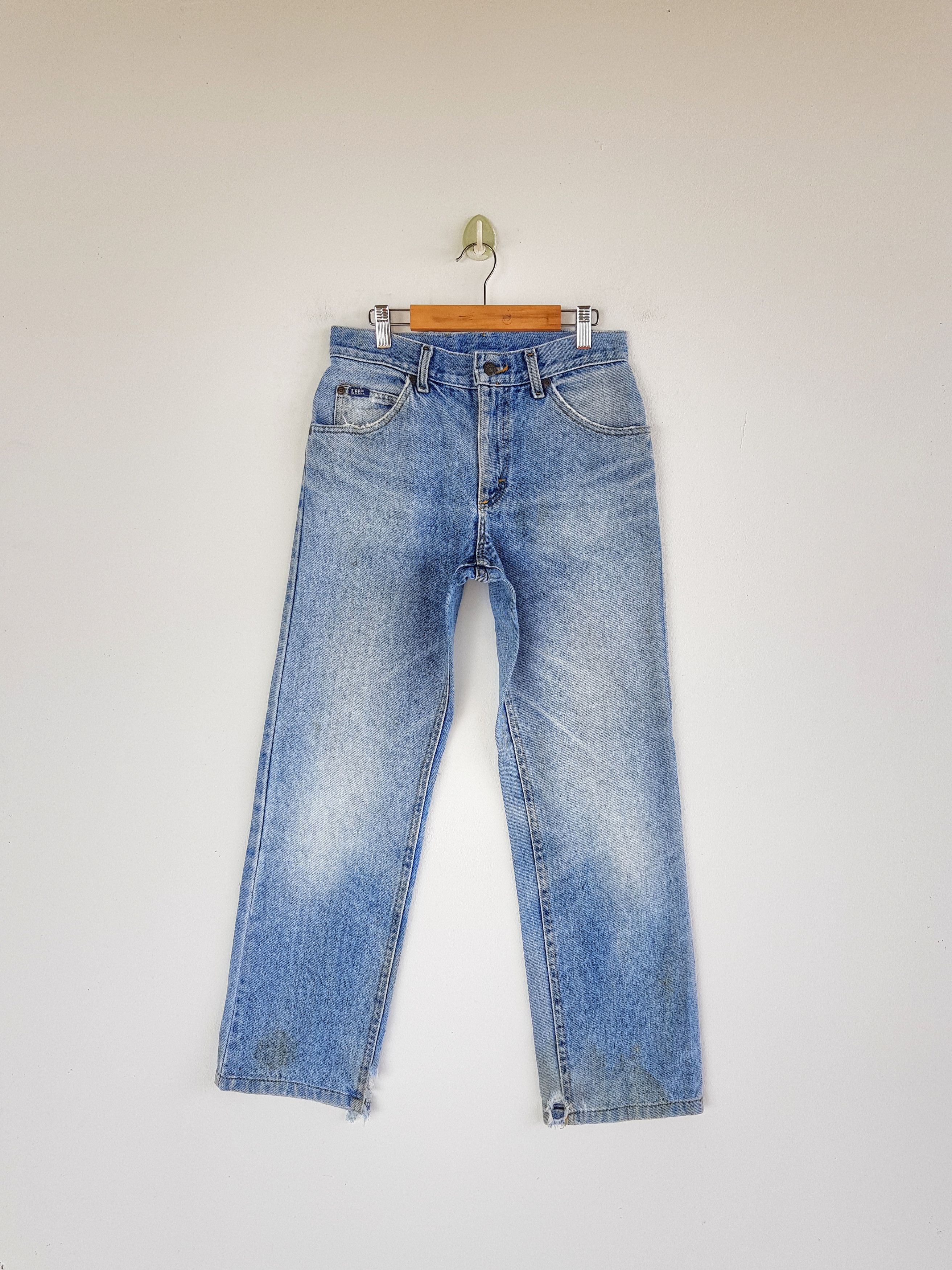 Lee Vintage Lee Sun Faded Jeans Rusty Lee Light Wash Denim Size 24" / US 00 / IT 34 - 1 Thumbnail