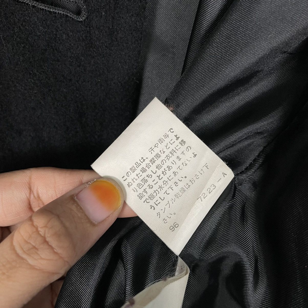 Japanese Brand Japanese Brand Ined Double Breasted Wool Coat Size S / US 4 / IT 40 - 20 Thumbnail