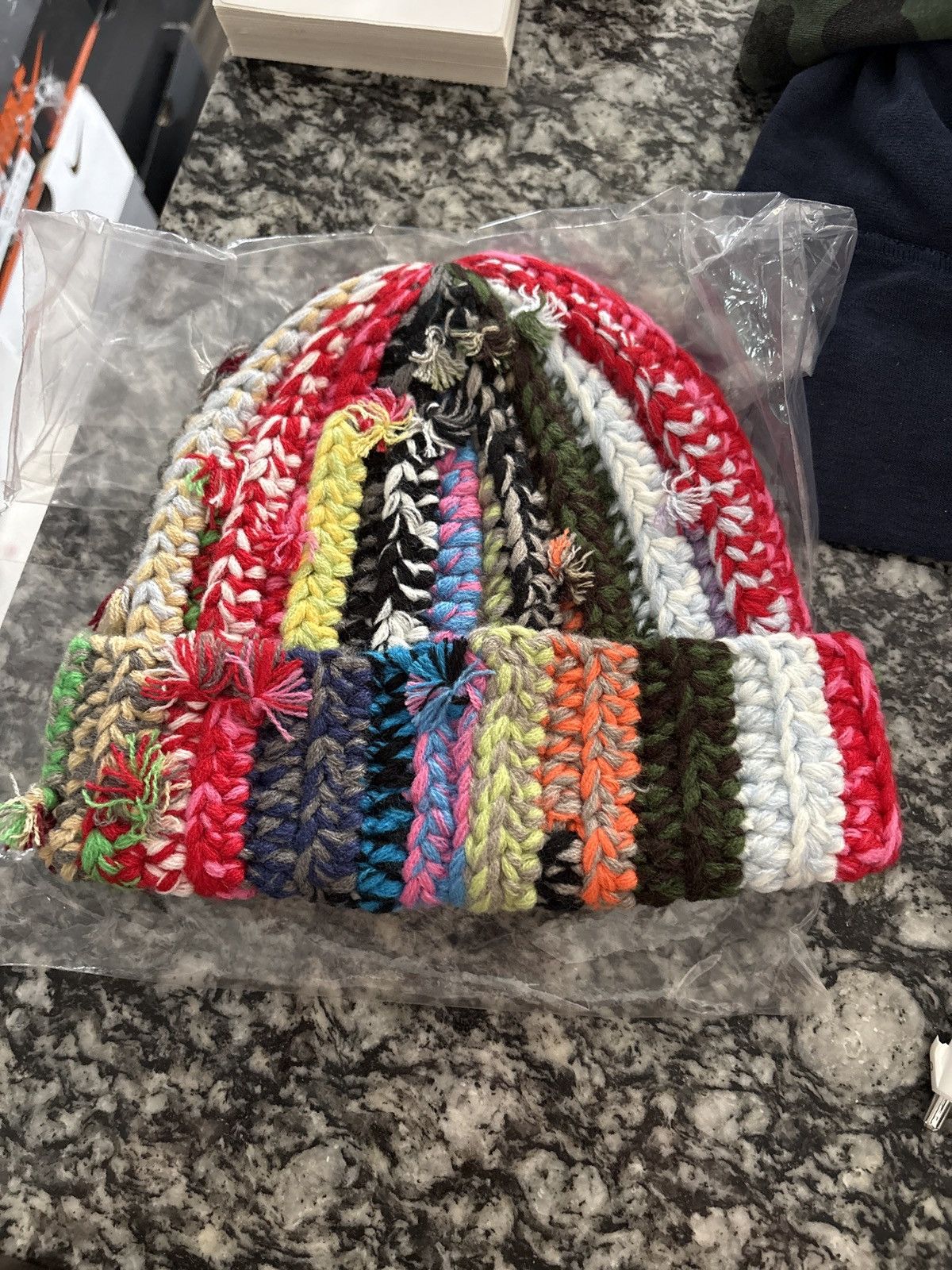 Supreme Supreme Hand Tied Multi Color Beanie OS Size ONE SIZE - 2 Thumbnail