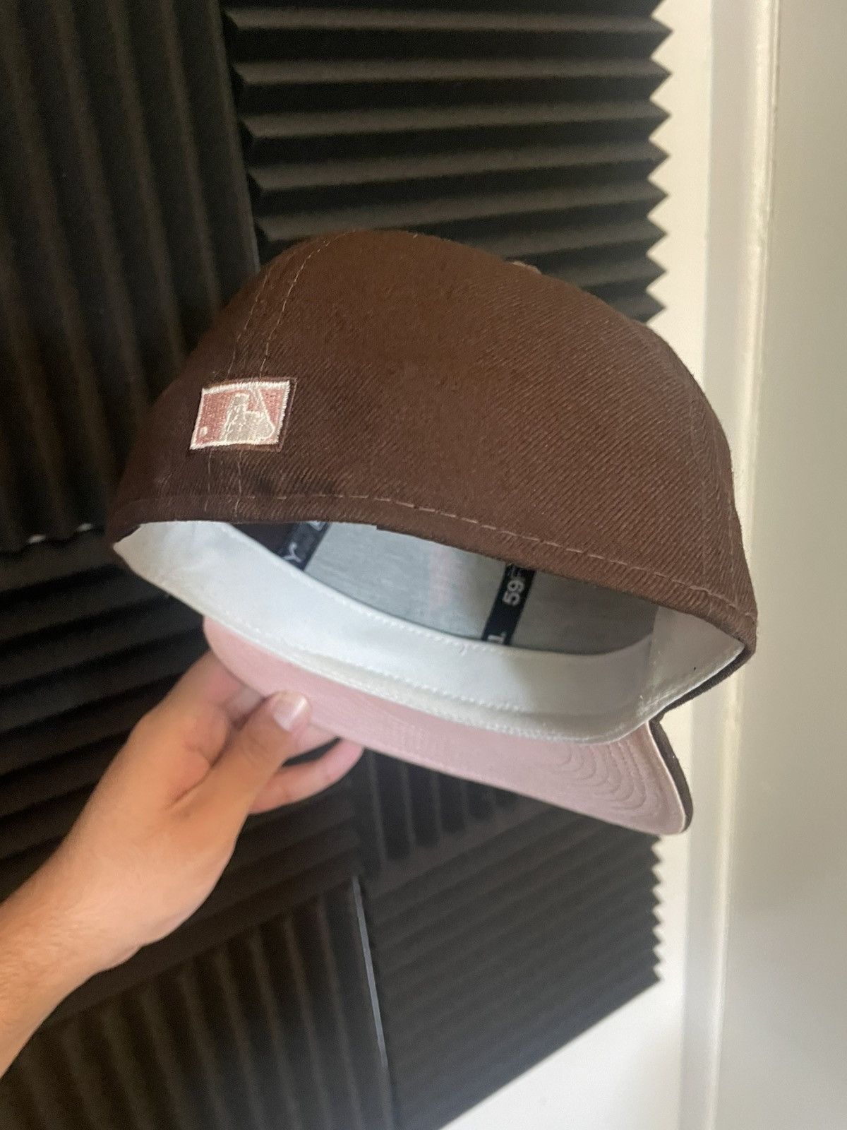 New Era 7 1/2 Mocha Anaheim Angels OG Cap City 2021 fitted hat pinky Size ONE SIZE - 5 Thumbnail