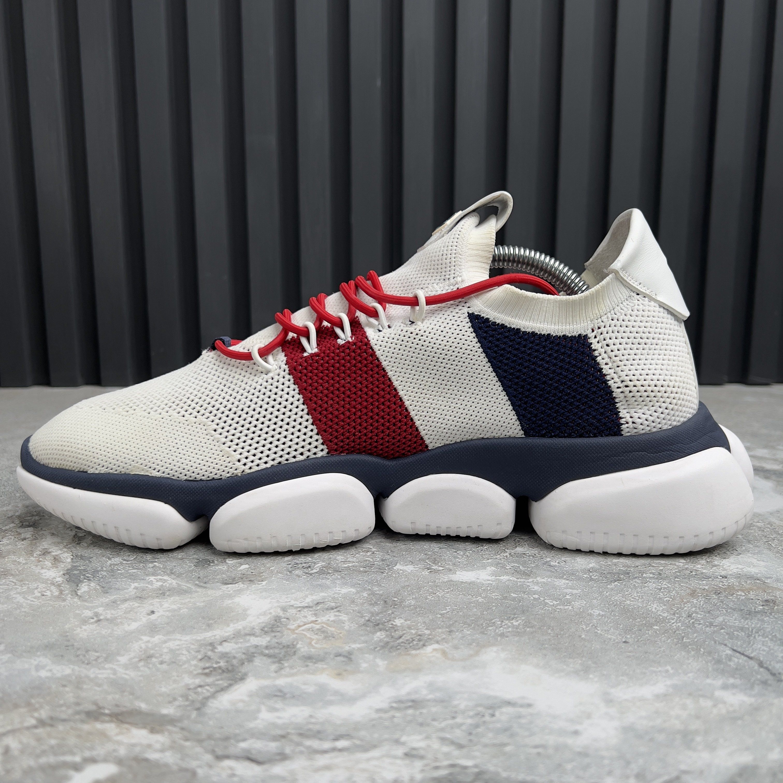 Moncler Bubble Low Top Trainers Sneakers White Mesh Size US 9.5 / EU 42-43 - 5 Thumbnail