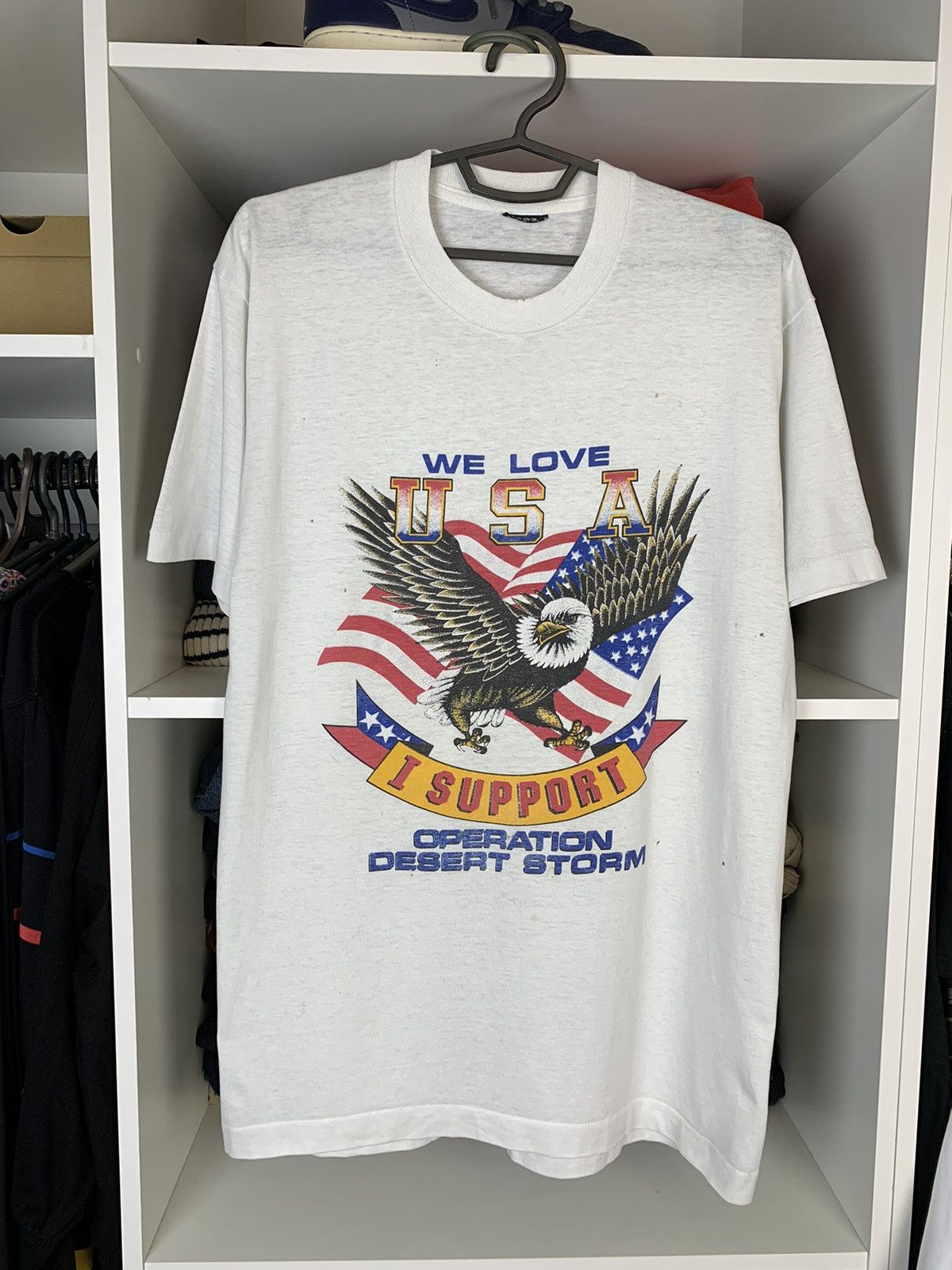 Vintage Vintage Operation Desert Storm We Love USA I support T-shirt Size US L / EU 52-54 / 3 - 1 Thumbnail