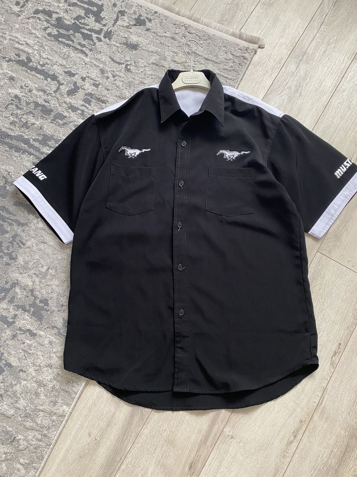 NASCAR Vintage Mustang GT Ford Racing NASCAR Big Logo Shirt Size XL Size US XL / EU 56 / 4 - 3 Thumbnail