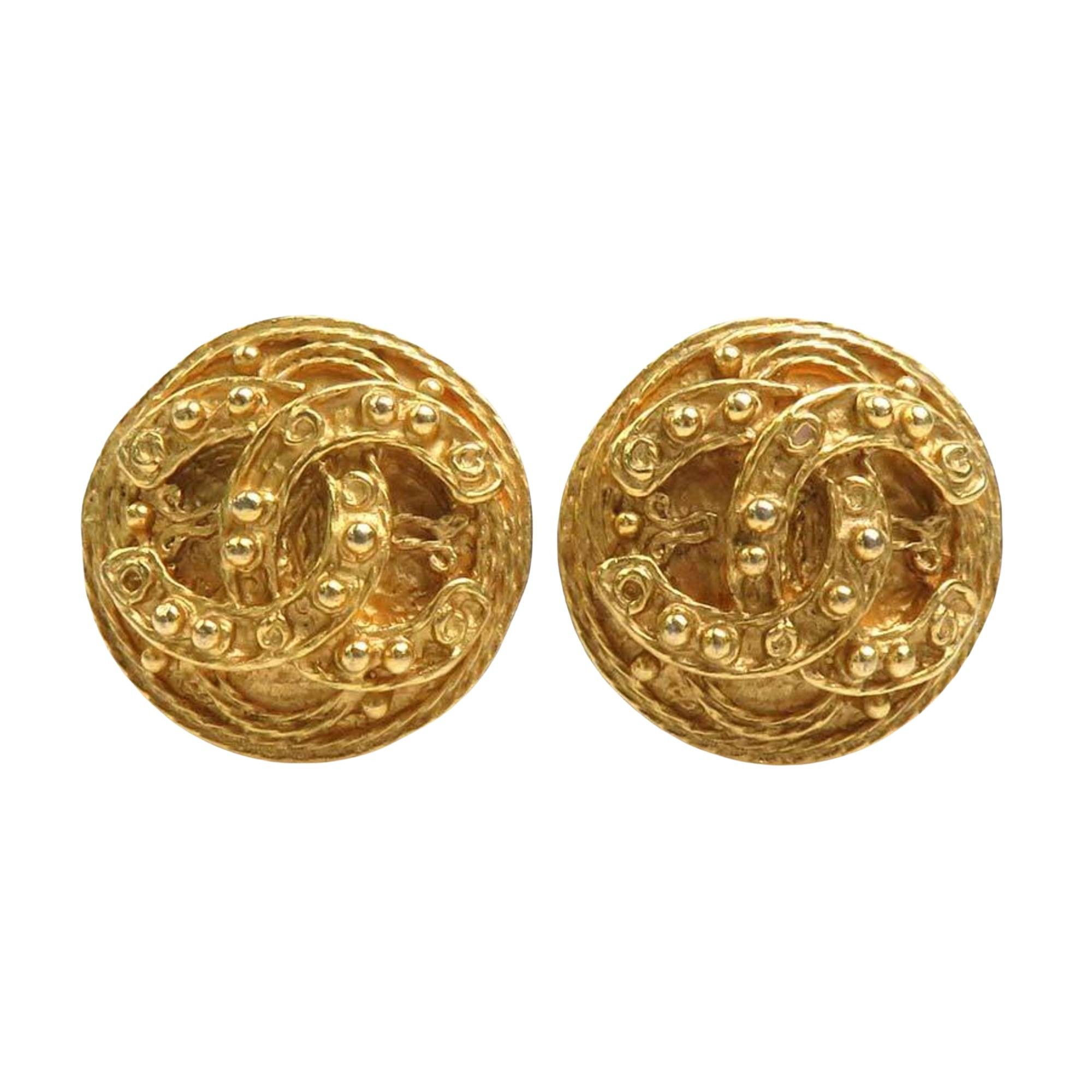 Chanel Chanel Coco Mark earring Size ONE SIZE - 1 Thumbnail
