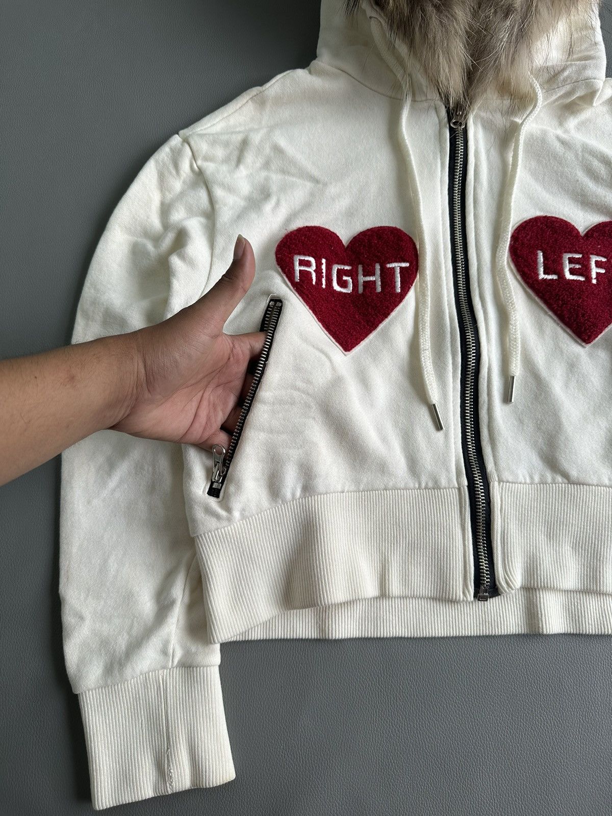 If Six Was Nine FLIRT LGB CROPPED STYLE FUR ZIP HOODIE IFSIX LGB STYLE Size US M / EU 48-50 / 2 - 4 Thumbnail