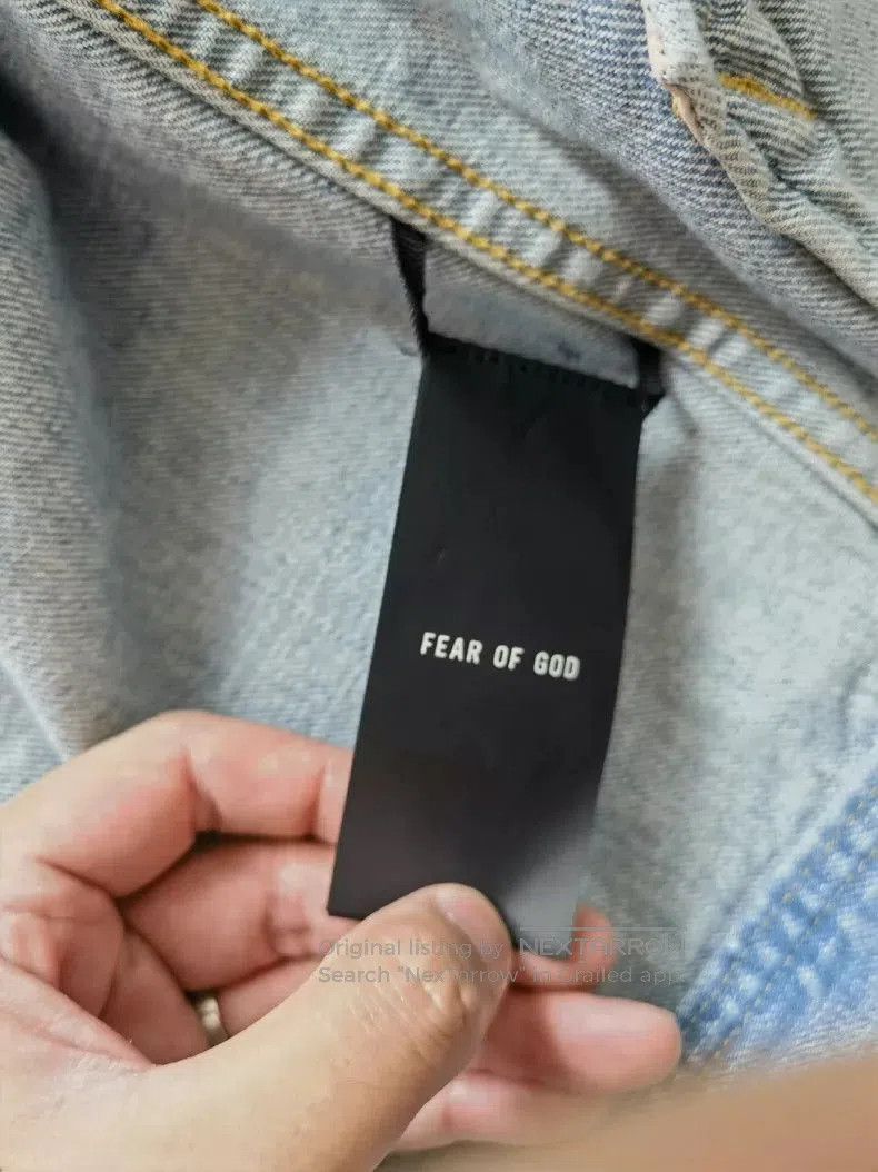Fear of God Fear of God 8th Blue Denim Jacket. Size US XL / EU 56 / 4 - 4 Thumbnail