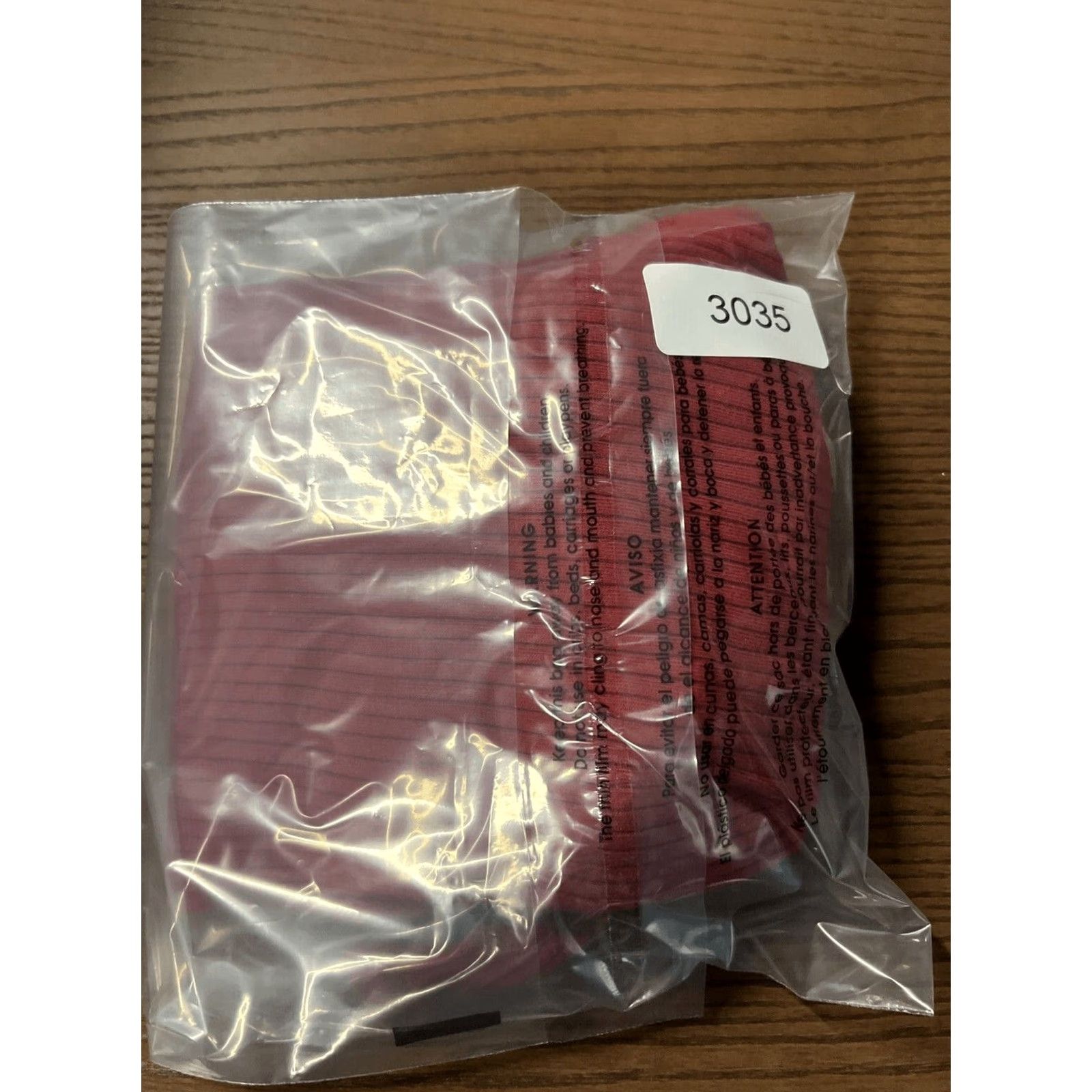 Zara Zara Trafaluc Red Ribbed Knit Top Small Womens Size M / US 6-8 / IT 42-44 - 4 Thumbnail