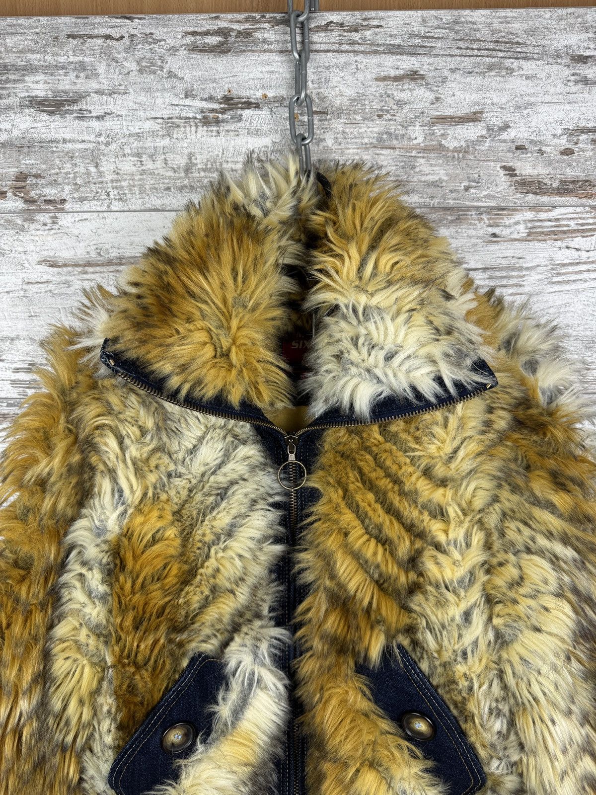 Miss Sixty Miss Sixty Fox Graphic Teddy Faux Fur Coat Y2K Sherpa Jacket Size S / US 4 / IT 40 - 2 Thumbnail