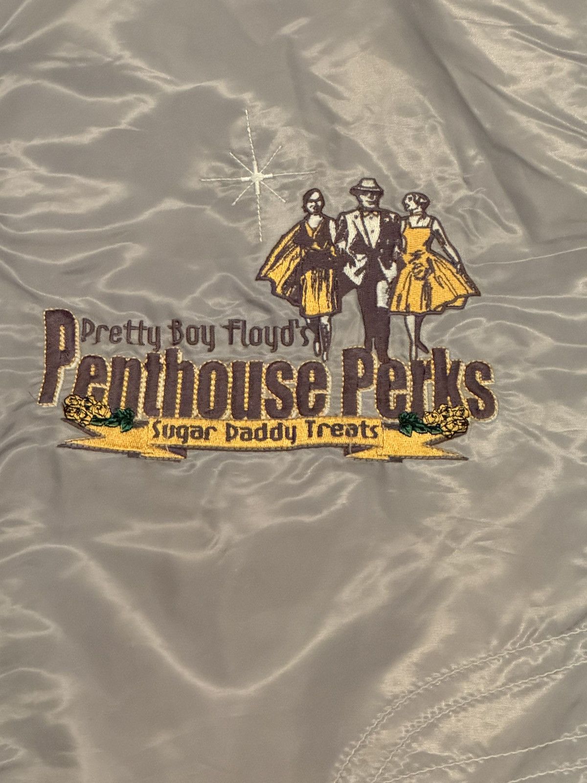 Other Mob Candy Pretty Boy Floyd Penthouse Perks Satin Jacket 3XL Size US XXL / EU 58 / 5 - 9 Thumbnail