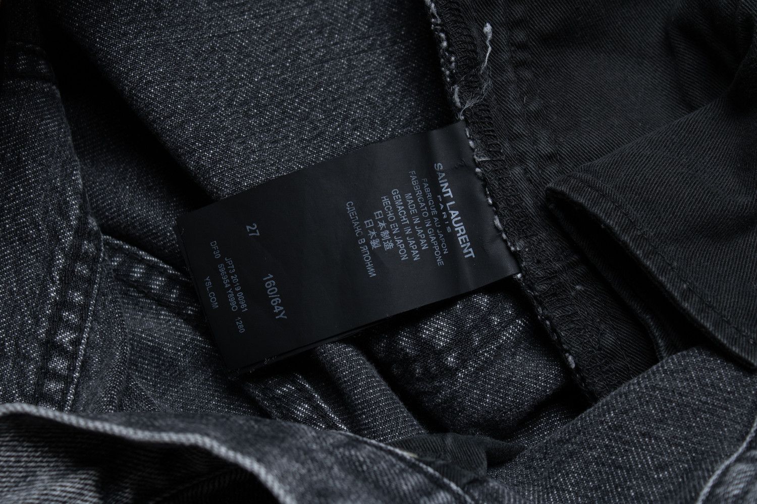 Saint Laurent Paris Saint Laurent, black jeans Size 27" / US 4 / IT 40 - 7 Thumbnail