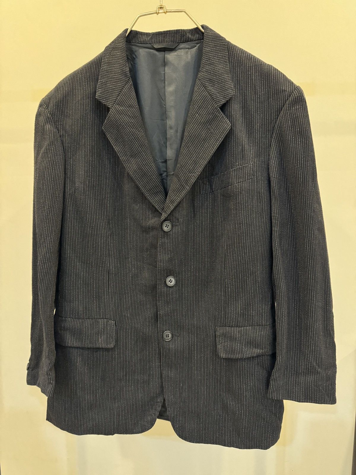 Yohji Yamamoto Yohji Yamamoto Wabash Striped Blazer Size 38S - 1 Thumbnail