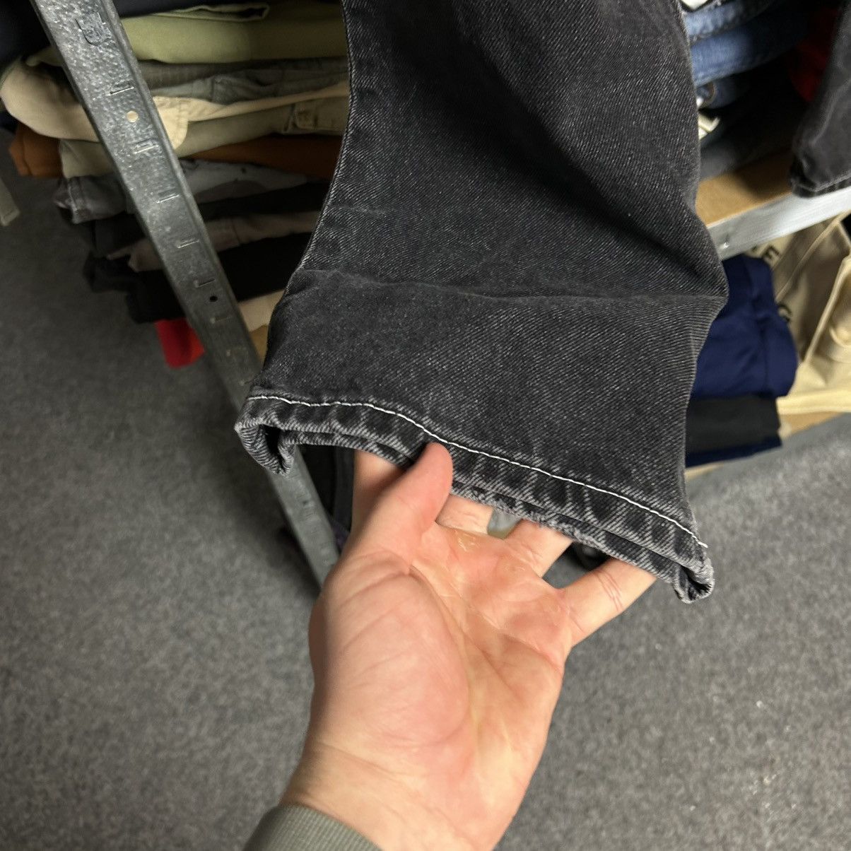 Other Mens MoreMoney More Love big logo black denim jeans Size US 32 / EU 48 - 4 Thumbnail