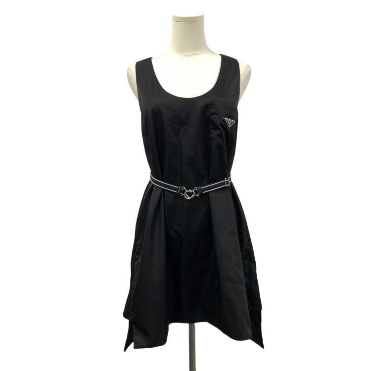 Prada Prada Logo Pocket Sleeveless Dress Size 40 Size S / US 4 / IT 40 - 1 Thumbnail
