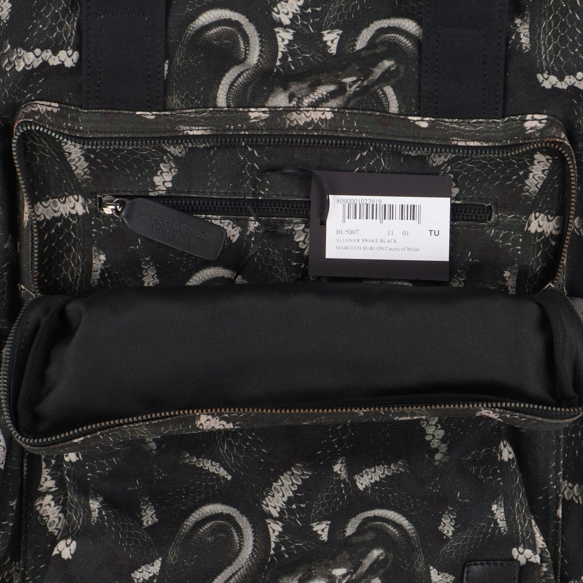 Marcelo Burlon All Over Snake Print Tote Bag Size ONE SIZE - 5 Thumbnail