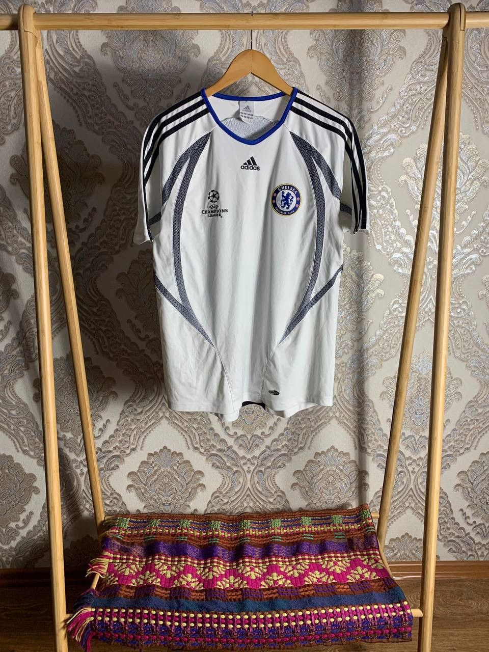 Adidas VINTAGE ADIDAS FC CHELSEA LONDON ENGLAND SOCCER JERSEY RETRO Size US L / EU 52-54 / 3 - 1 Thumbnail
