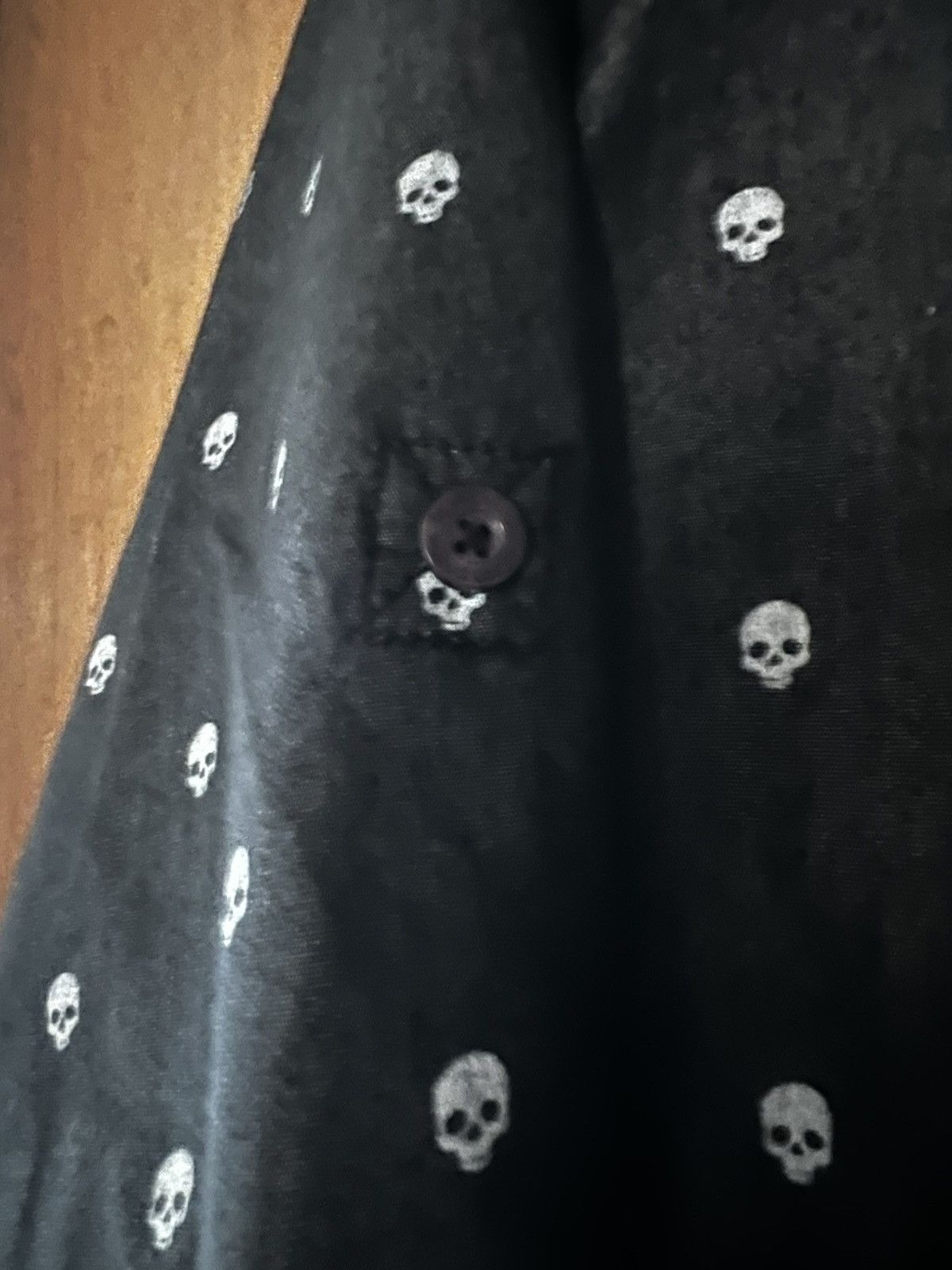 Other New without Tags Men’s Skull Retro Stitch Shirt Size US L / EU 52-54 / 3 - 9 Thumbnail