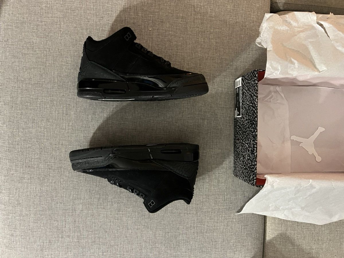 Jordan Brand Air Jordan Retro 3 GS Black cat Size US 8 / IT 38 - 3 Thumbnail
