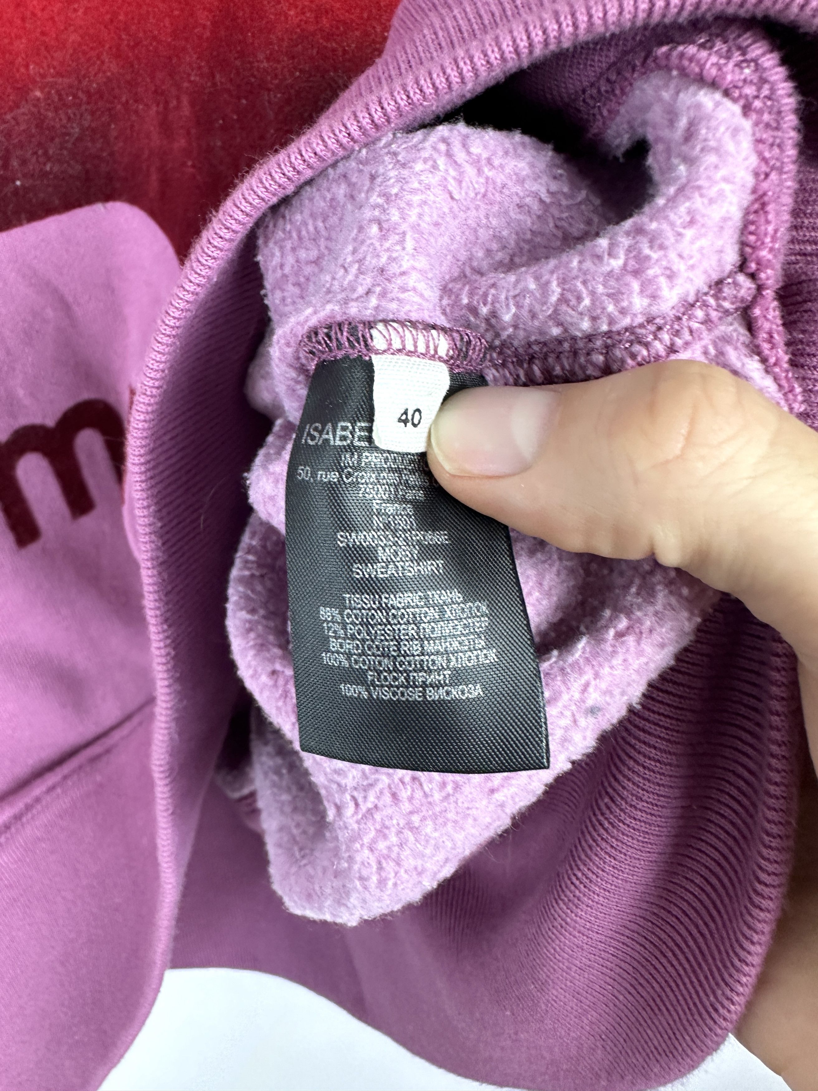 Isabel Marant Isabel Marant women pink sweatshirt Size L / US 10 / IT 46 - 6 Thumbnail
