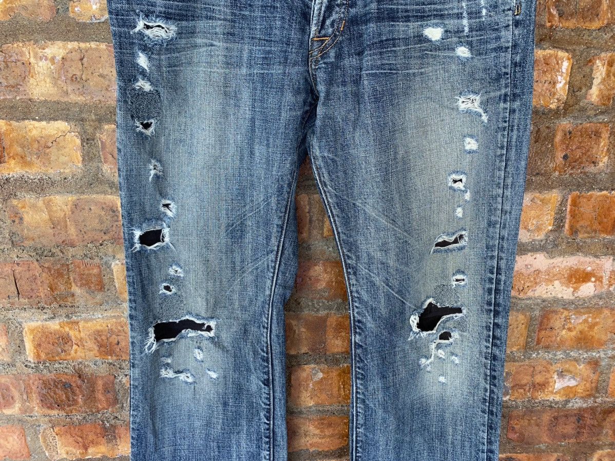 14th Addiction Vtg BARTACK Japan Distressed Ring Detailing pants Size US 30 / EU 46 - 4 Thumbnail
